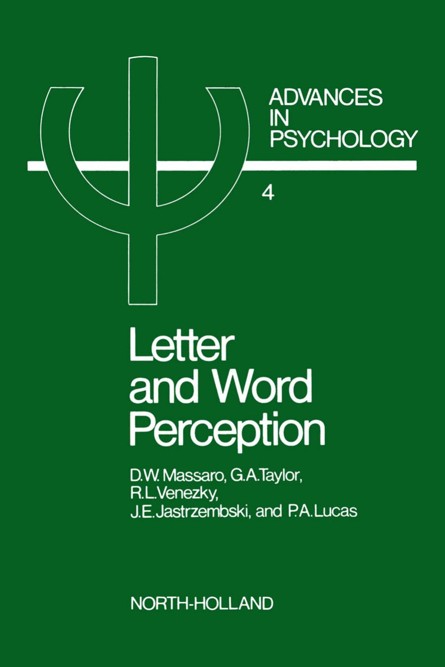 Letter and word perception vol. 4