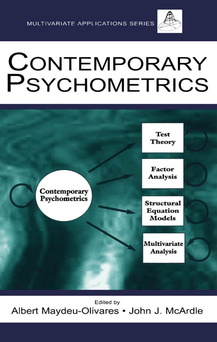 (Multivariate Applications Series) Albert Maydeu-Olivares John J. McArdle