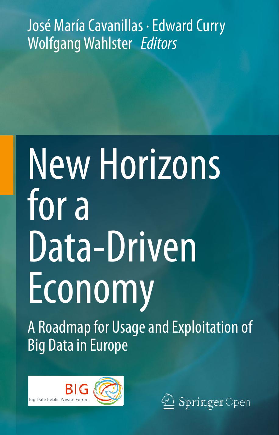 New Horizons for a Data-Driven Economy:A Roadmap for Usage and Exploitation of Big Data in Europe
