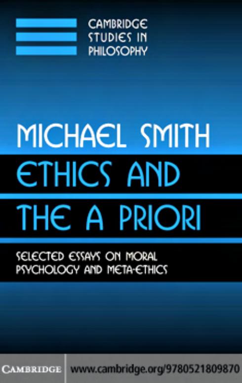 Ethics and the A Priori