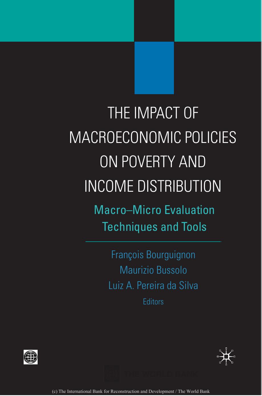 Impact of Macroeconomic Policies on Poverty and Income Distribution by Francois Bourguignon