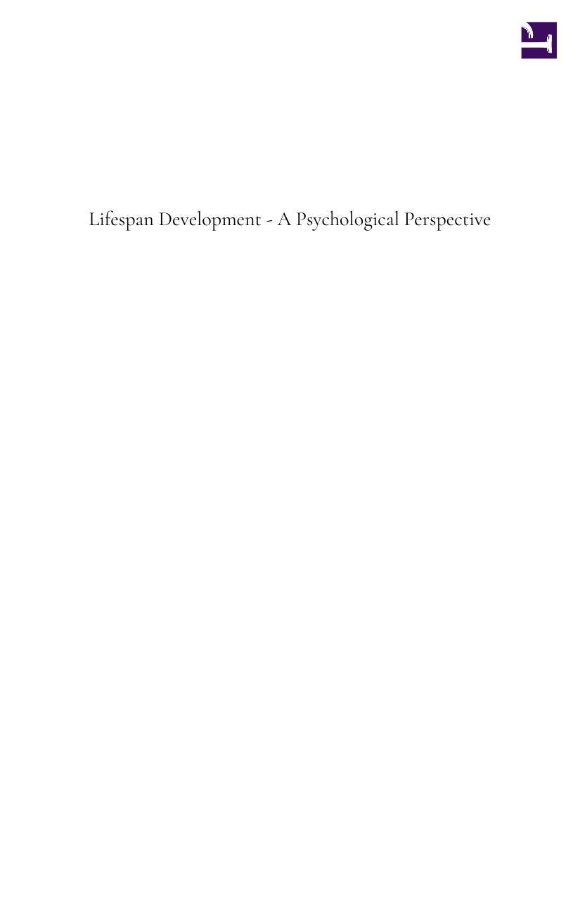 Lifespan Development - A Psychological Perspective