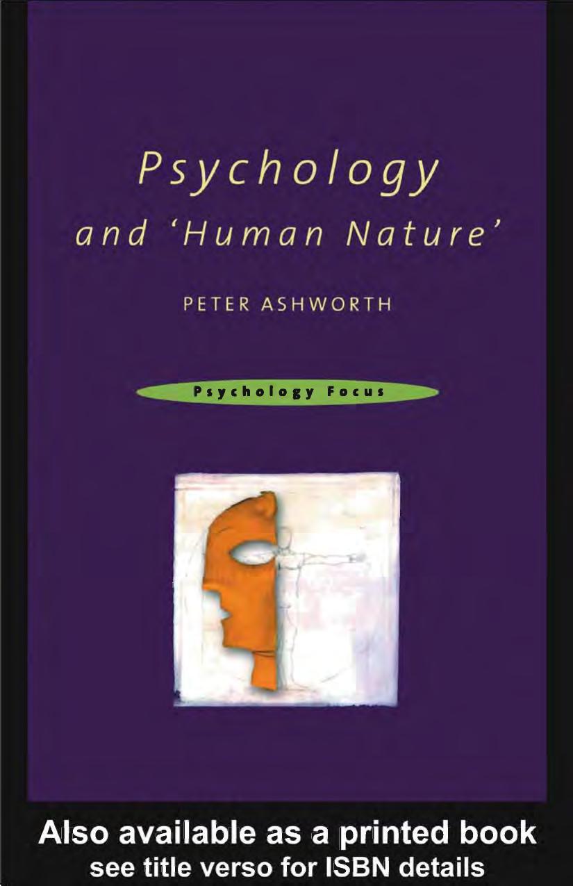 Psychology and 'Human Nature'