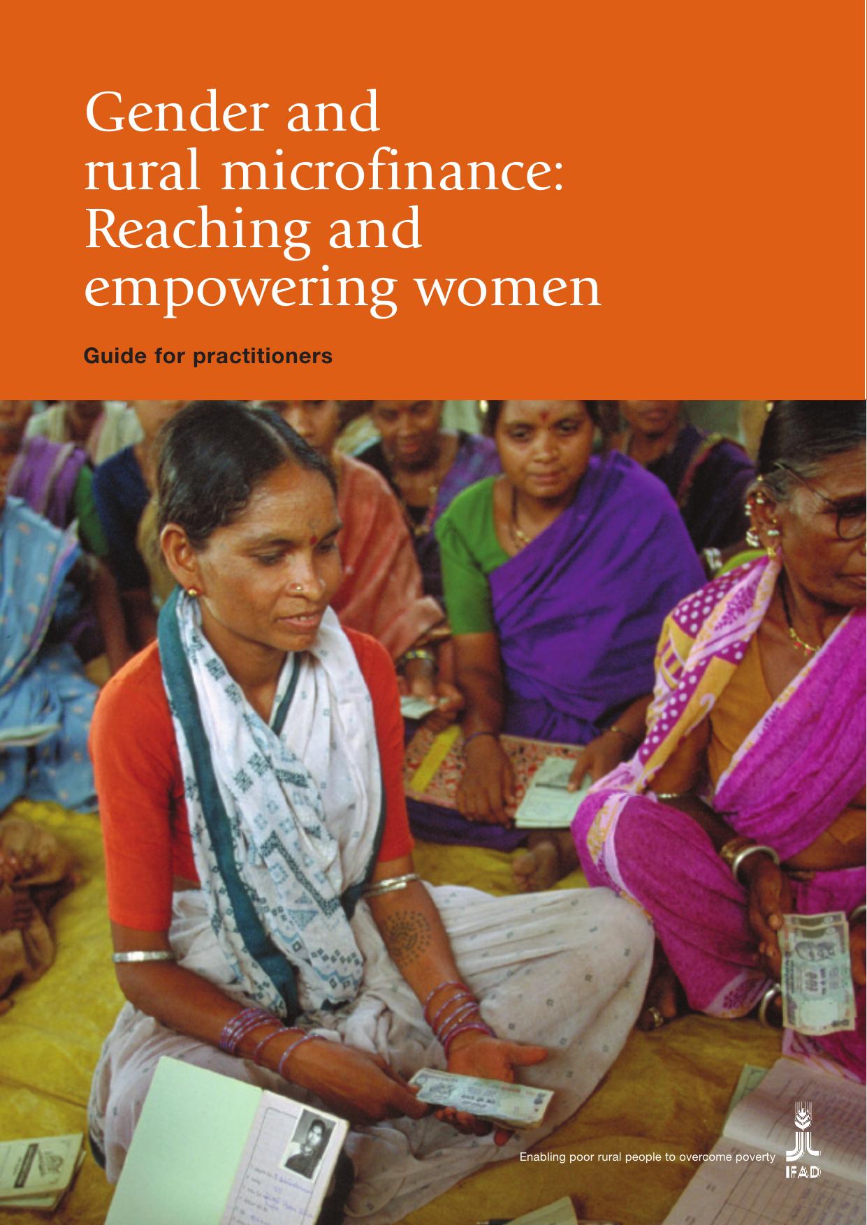Gender and Rural Microfinance: Reaching and Empowering Women Jenis: Guide for Practitioners