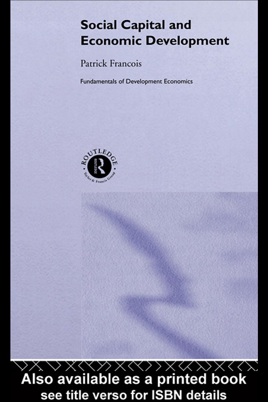 Social Capital and Economic Development