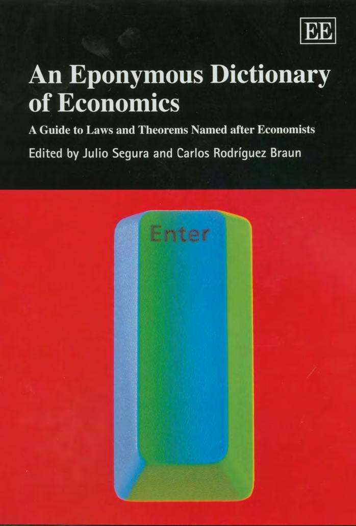An Eponymous Dictionary of Economics