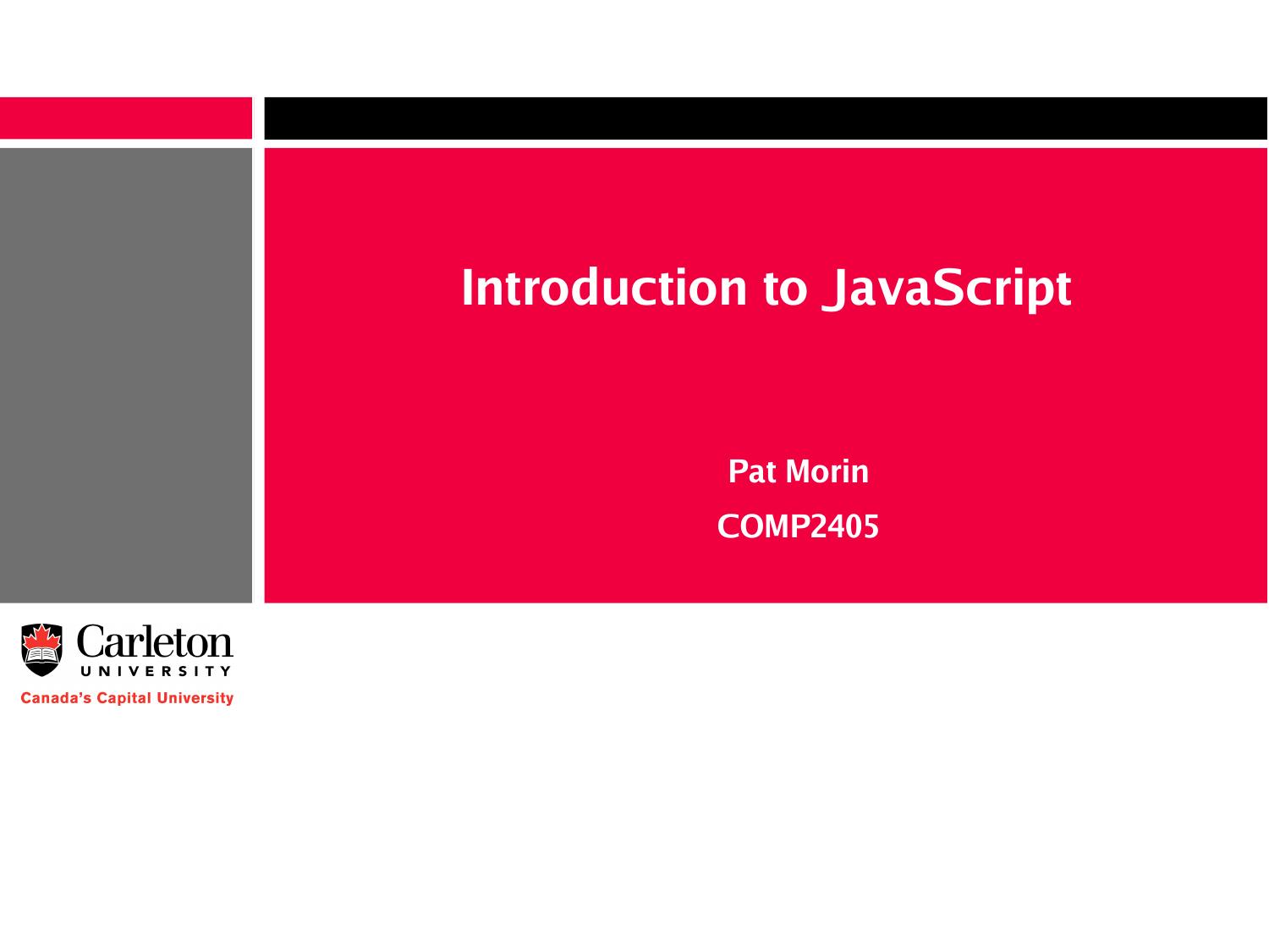 Introduction to Javascript1