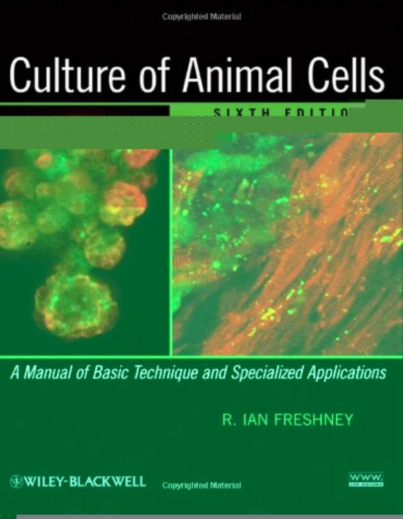 Culture of Animal Cells