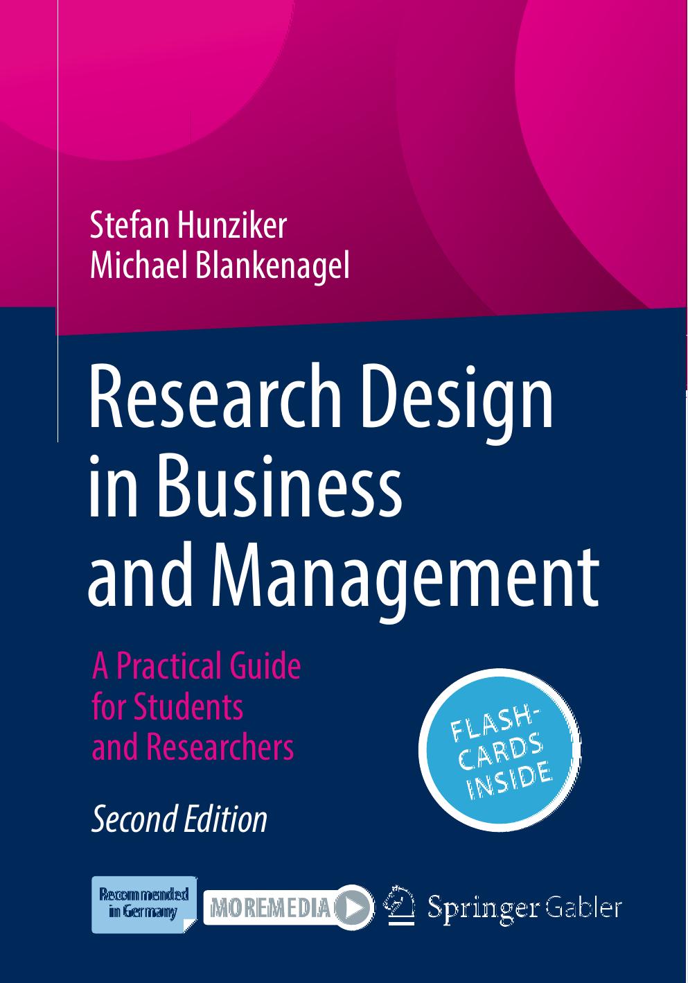 Research Design in Business and Management: A Practical Guide for Students and Researchers
