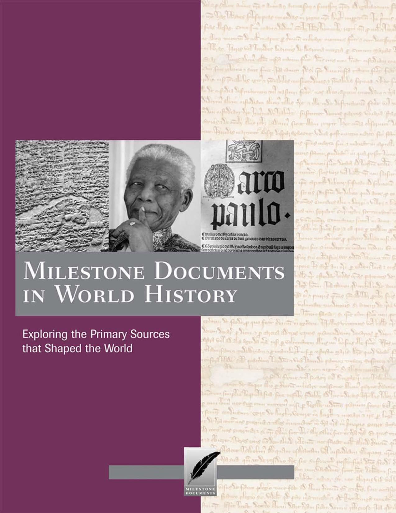 Milestone Documents in World Histor