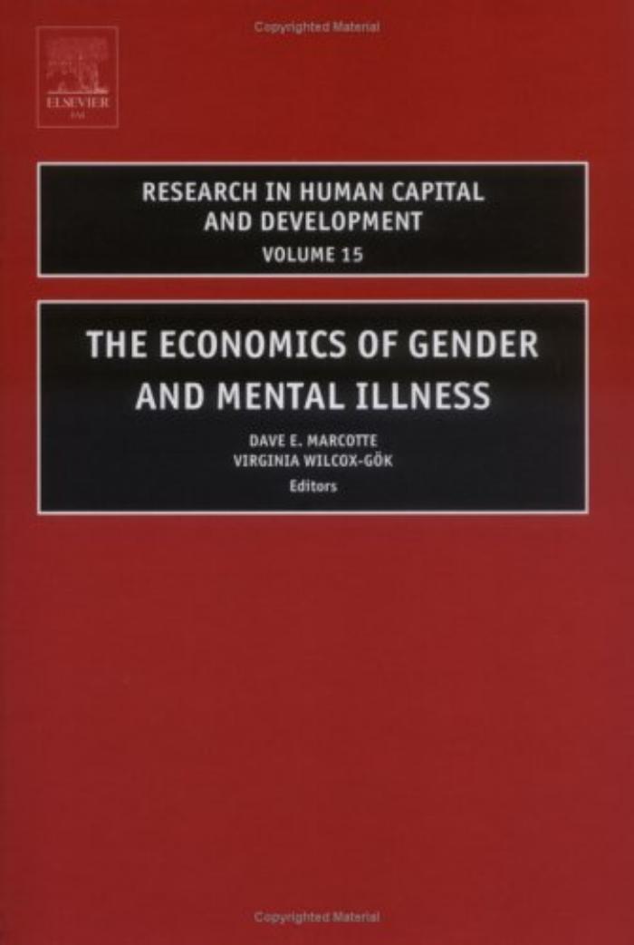 (Research in Human Capital and Development 15) D.E. Marcotte, V. Wilcox-Gök