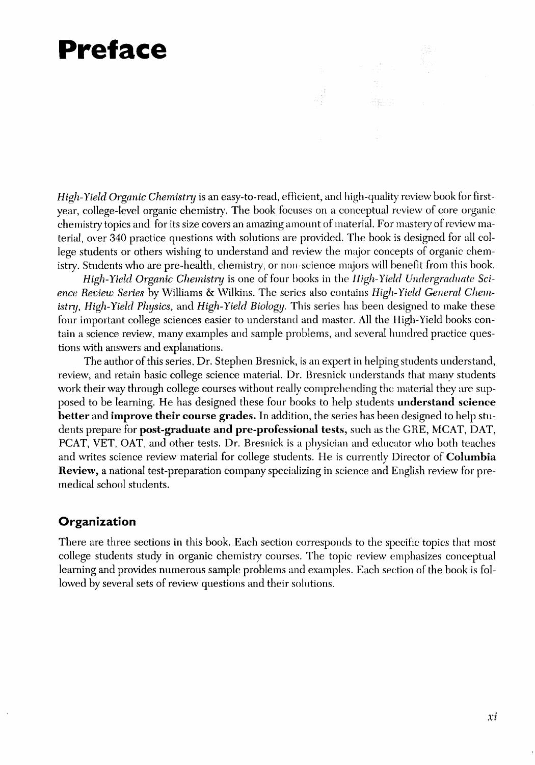 ebooksclub.org Columbia Review High Yield Organic Chemistry(1)