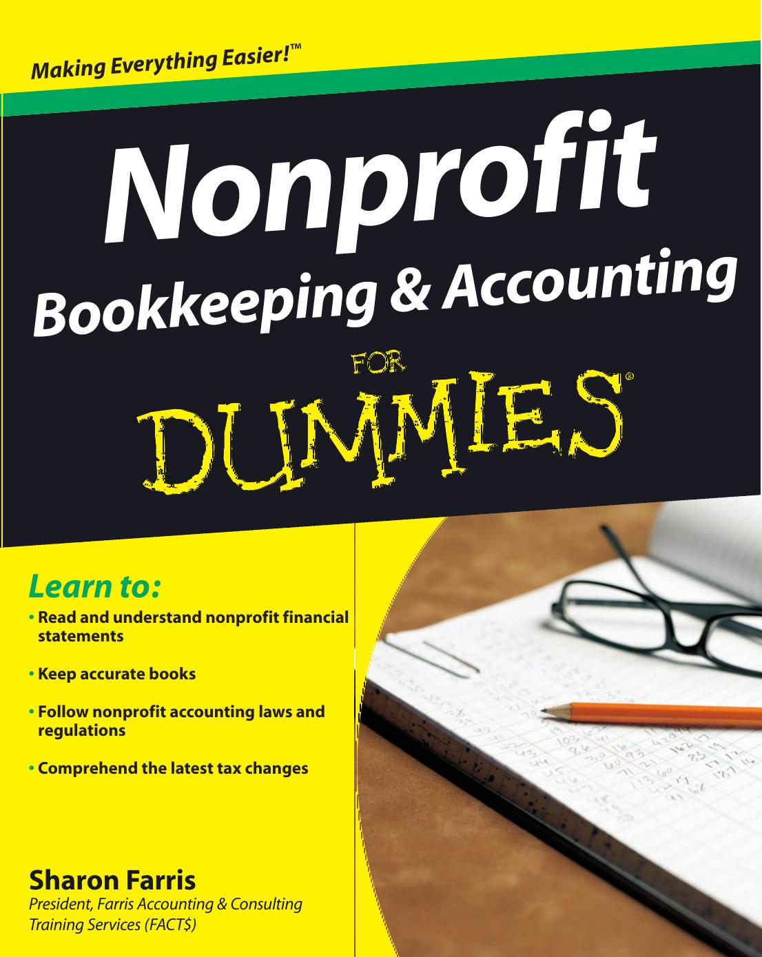Nonprofit Bookkeeping & Accounting for Dummies (ISBN