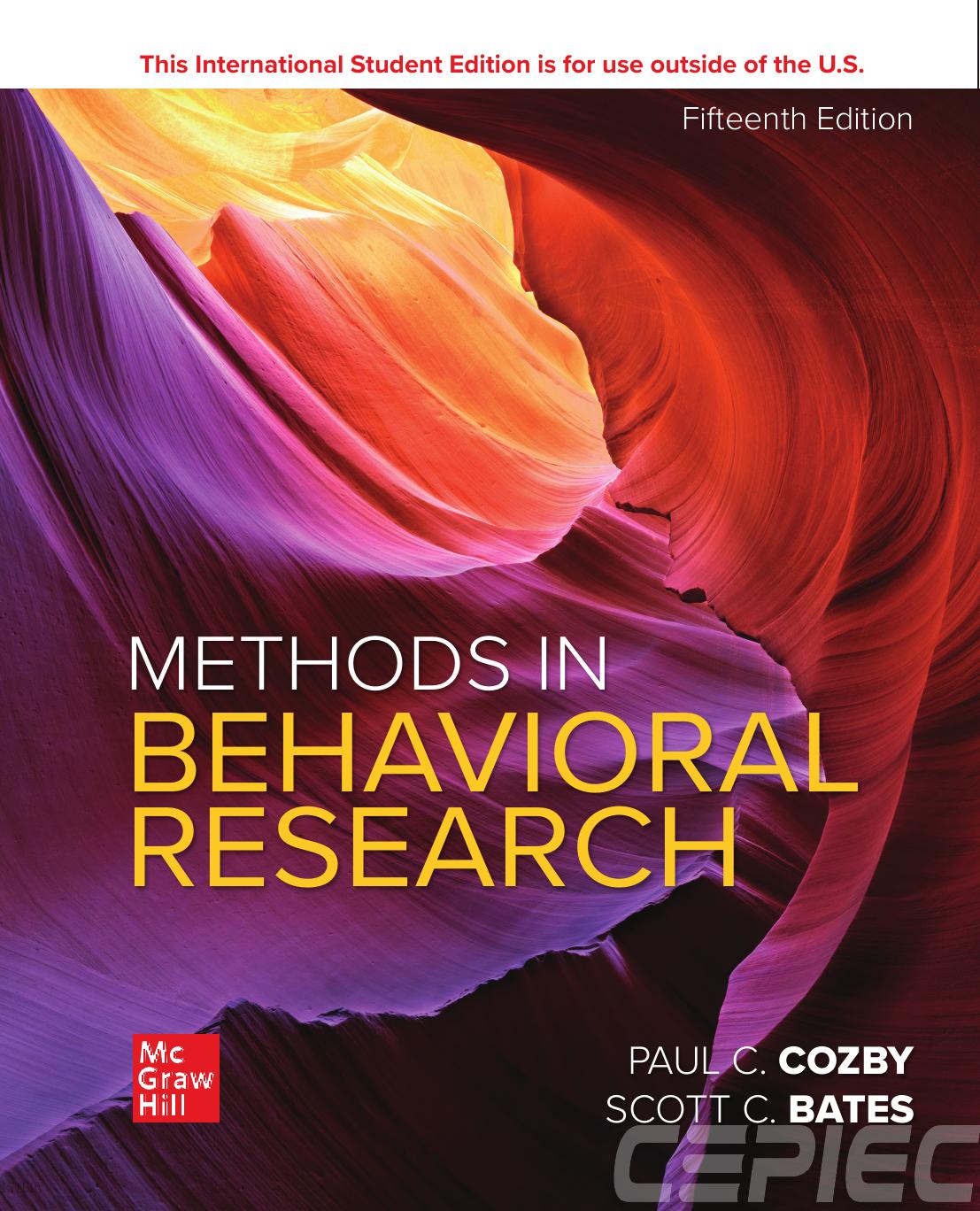 Methods in Behavioral Research