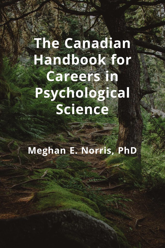 The Canadian Handbook for Careers in Psychological Science