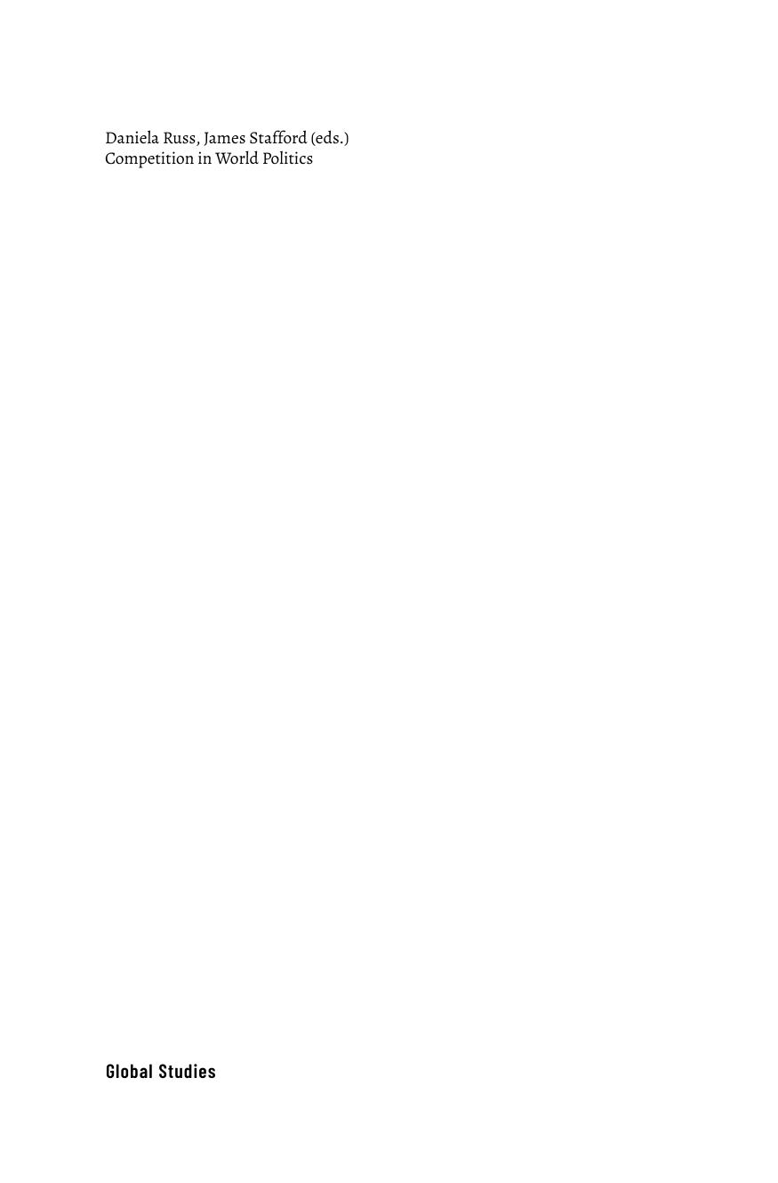 Competition in World Politics