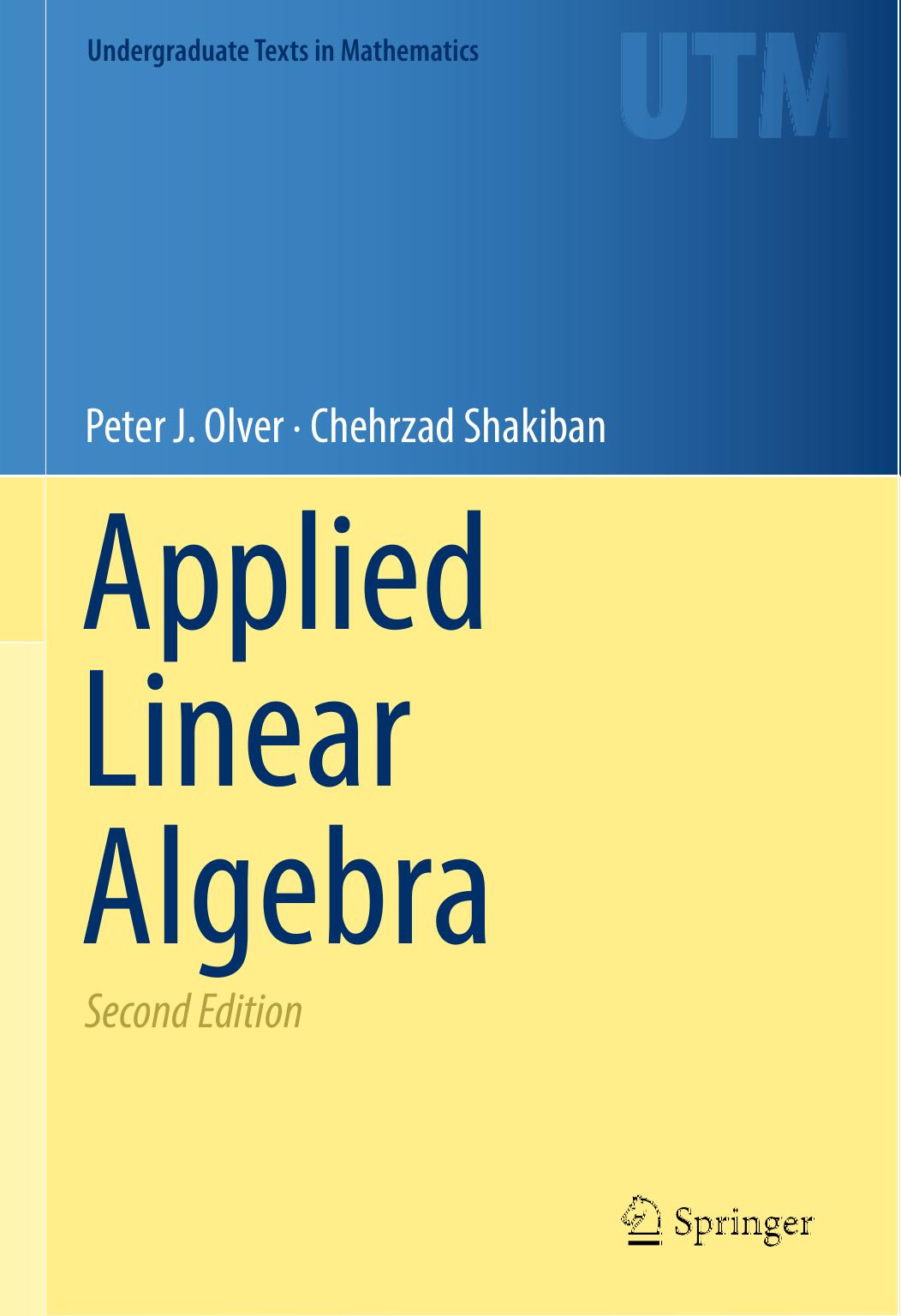 Applied Linear Algebra