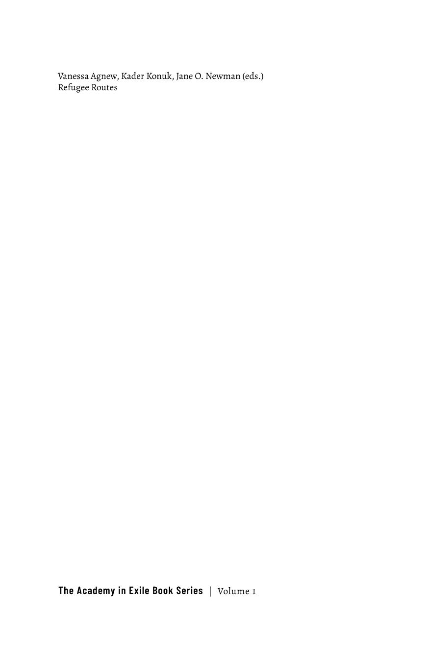 Refugee Routes - Telling, Looking, Protesting, Redressing