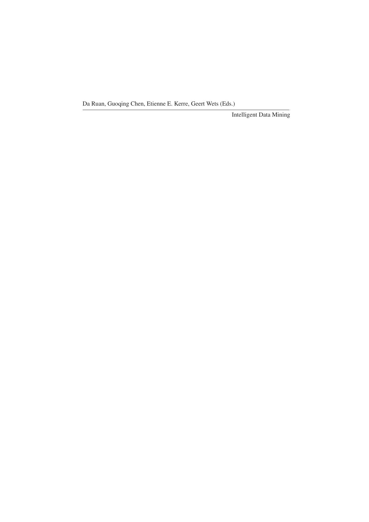 Intelligent Data Mining