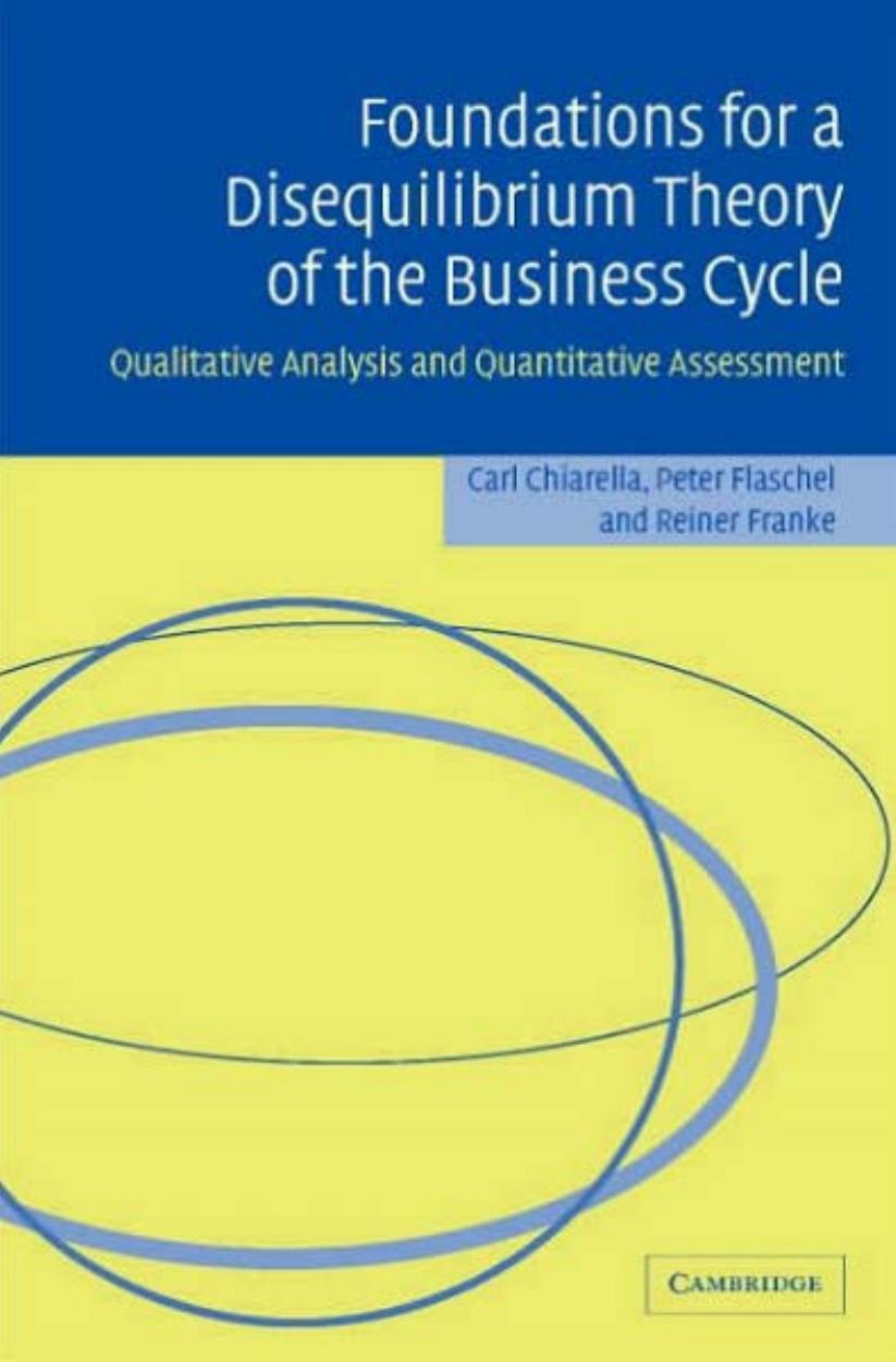 Foundations for a disequilibrium theory of the business cycle: qualitative analysis and quantitative assessment