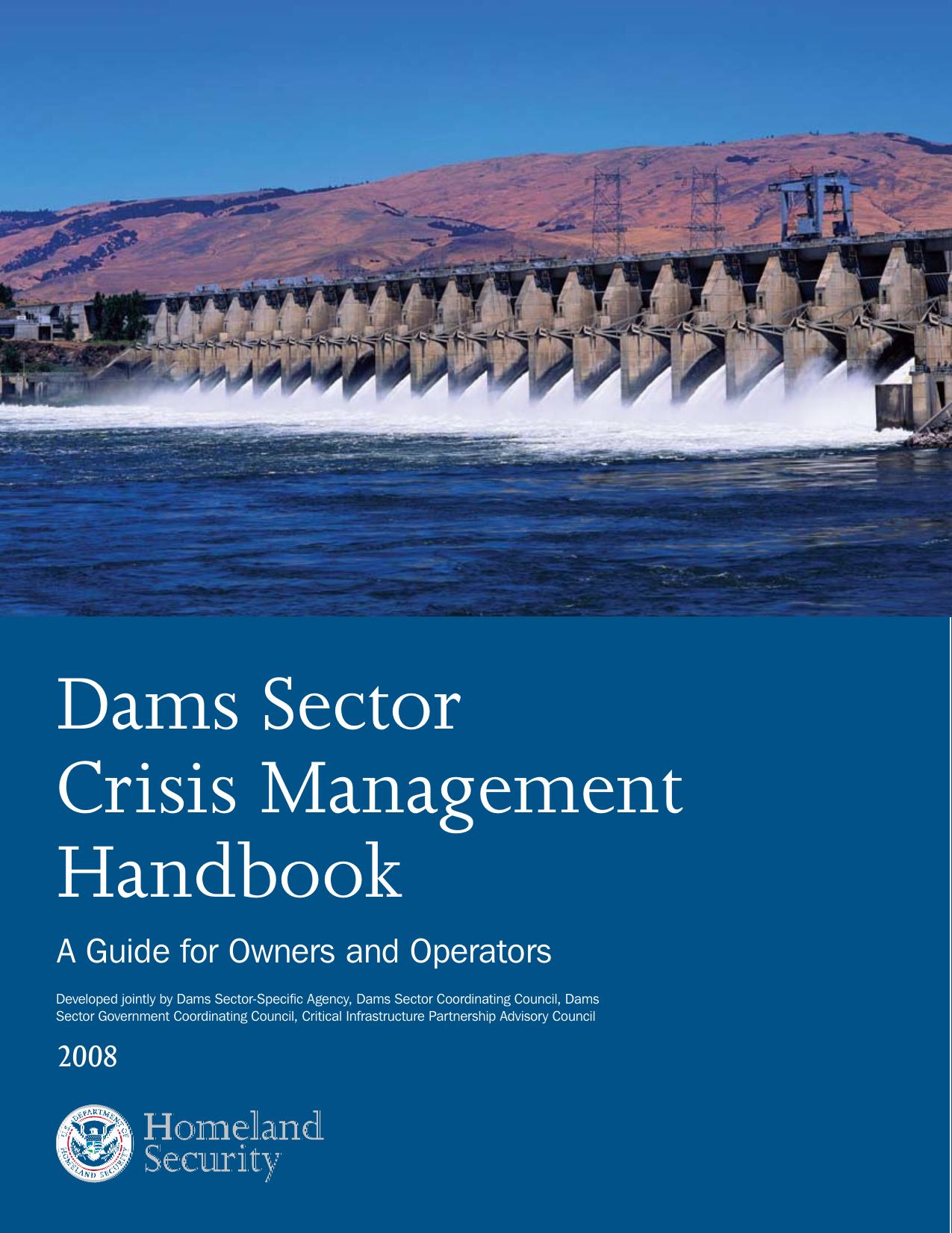 Dams Sector Crisis Management Handbook