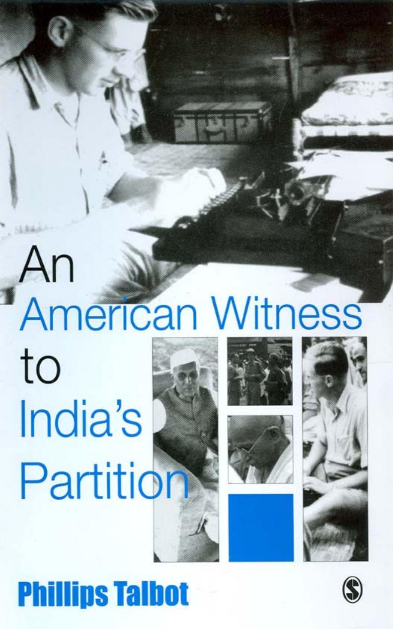 An American Witness to India’s Partition