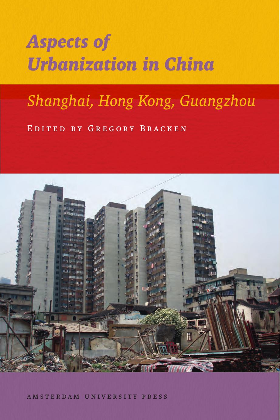 Aspects of Urbanization in China