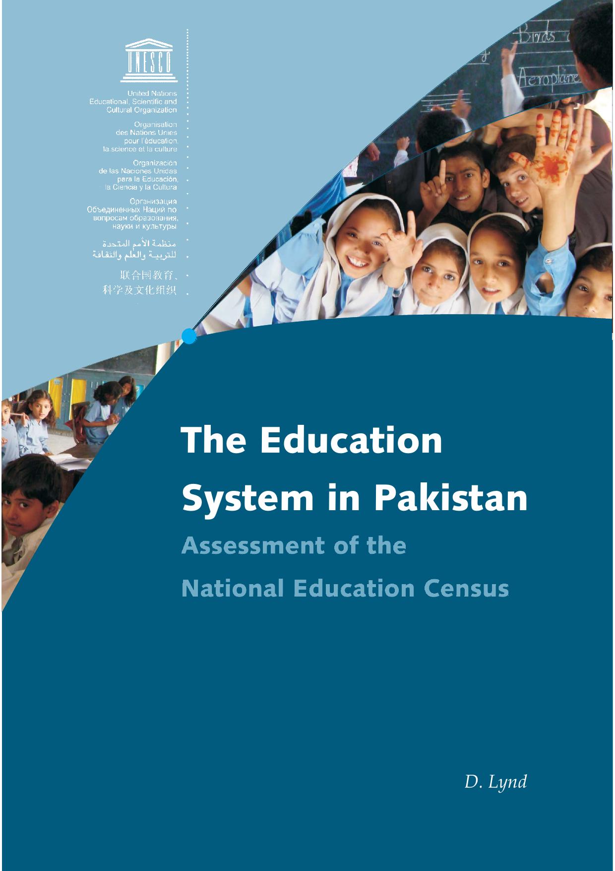 The Education System in Pakistan: Assessment of the National Education Census