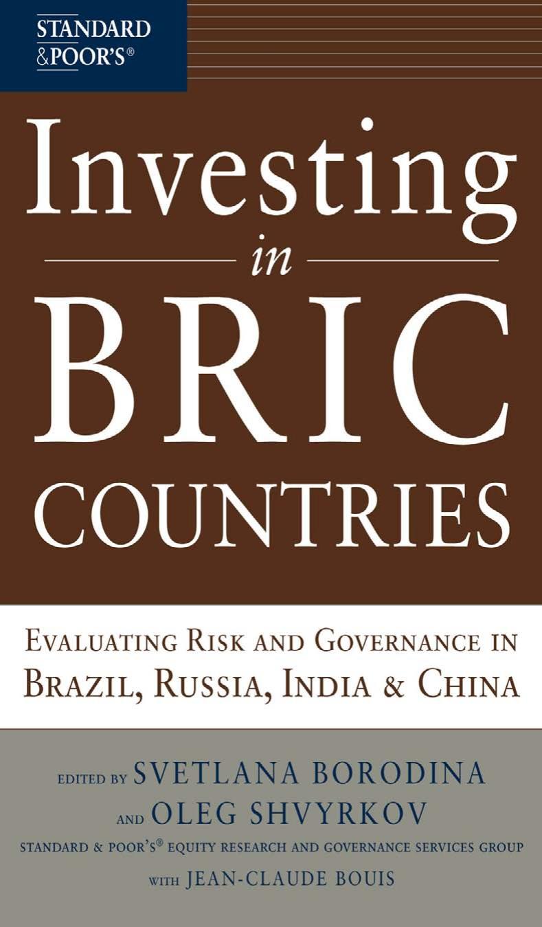 Investing in Bric Countries: Evaluating Risk and Governance in Brazil, Russia, India, and China