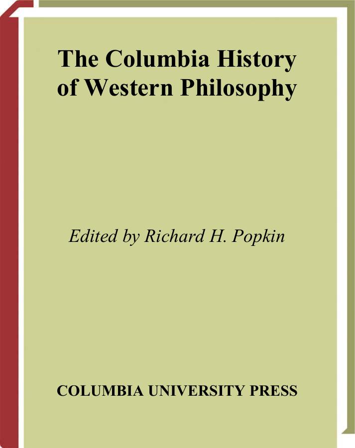 The Columbia History of Western Philosophy